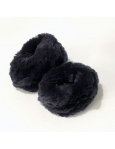 Pulswärmer aus Rex Kaninfell 2