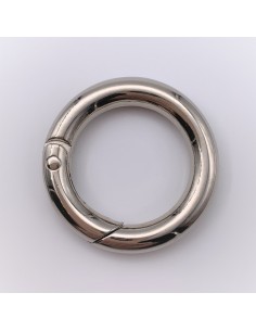 Karabiner Rund silber