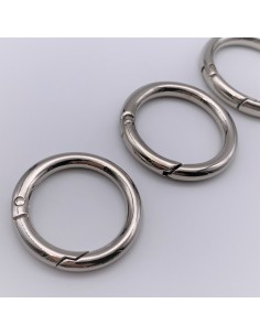 Karabiner Rund silber 2