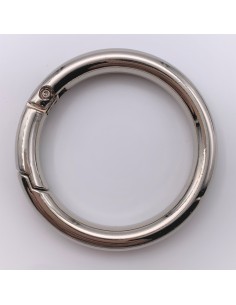 Karabiner Rund silber