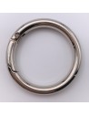 Karabiner Rund silber