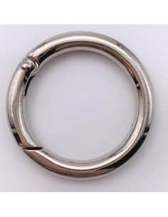 Karabiner Rund silber