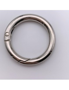 Karabiner Rund silber
