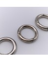 Karabiner Rund silber