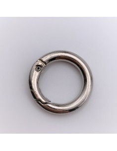 Karabiner Rund silber