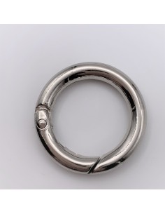 Karabiner Rund silber