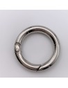 Karabiner Rund silber