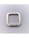 Karabiner Eckig silber flach