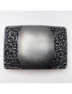 Schnalle Platte geschwärzt