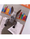 Leder Buchzeichen Robi the donkey
