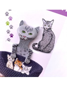 Buchzeichen Chico die Katze 2