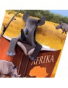 Leder Buchzeichen Frankie das Nashorn
