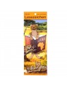 Leder Buchzeichen Felix der Leopard