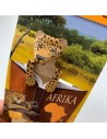 Leder Buchzeichen Felix der Leopard