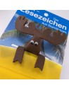 Leder Buchzeichen Elch Have Fun