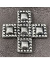 Aufnietplatte Kreuz