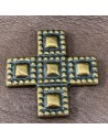 Aufnietplatte Kreuz