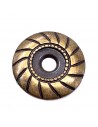Aufnietplatte Rosette