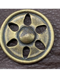 Aufnietplatte Blüte 2