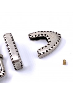 Schnallen Set 35mm Nickel frei