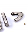 Schnallen Set 35mm Nickel frei