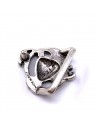 Schnalle Herz 25mm altsilber