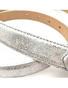 Damen Gürtel 2cm silber